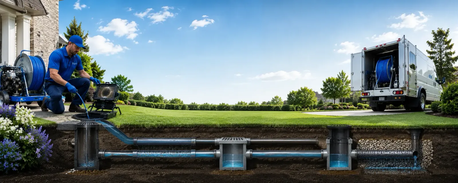 Outdoor drain cleaning information for Franklin, WV